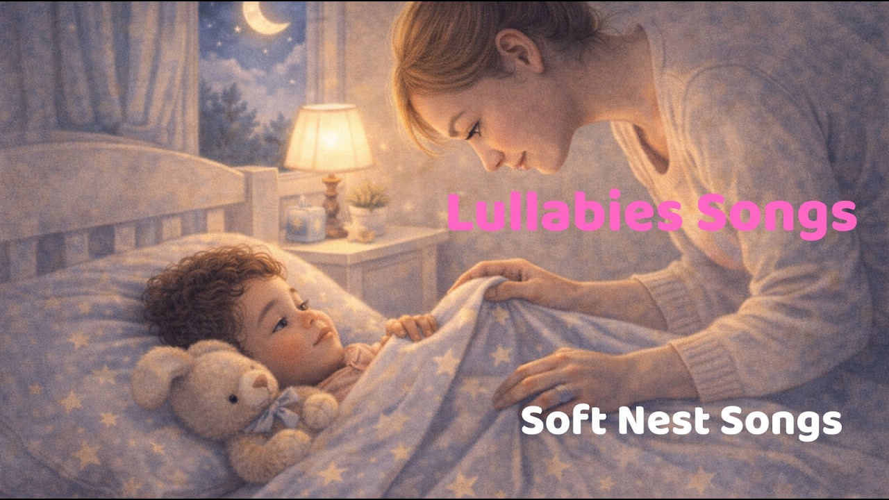 Night Sky Lullaby🌙 Lullabies Songs for Children | Soft Nest