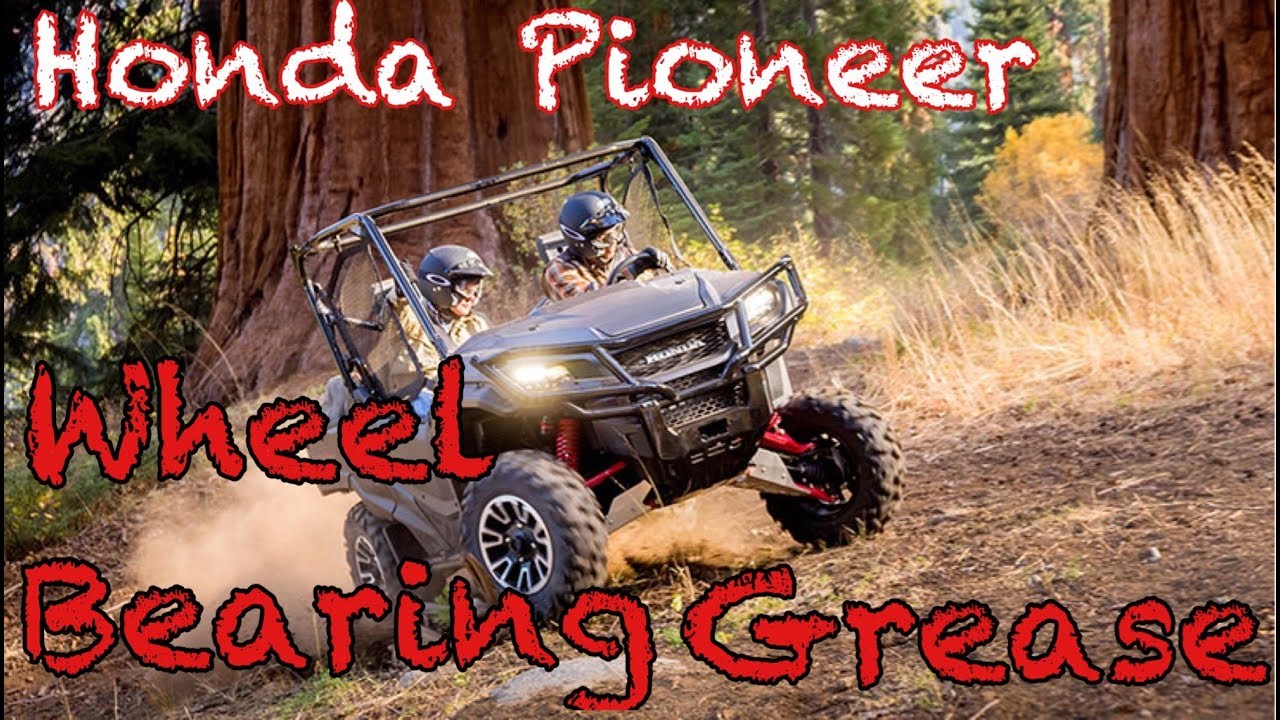 Honda Pioneer Wheel Bearing Grease|T.W.O Tutorial