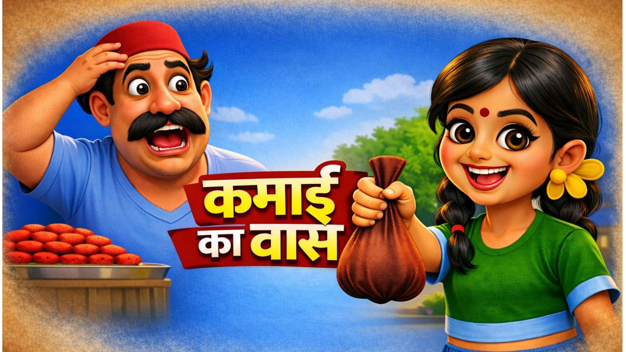 कमाई का वास | Hindi Moral Story for Kids | Bacchon Ki Kahani | Meri Pathshala