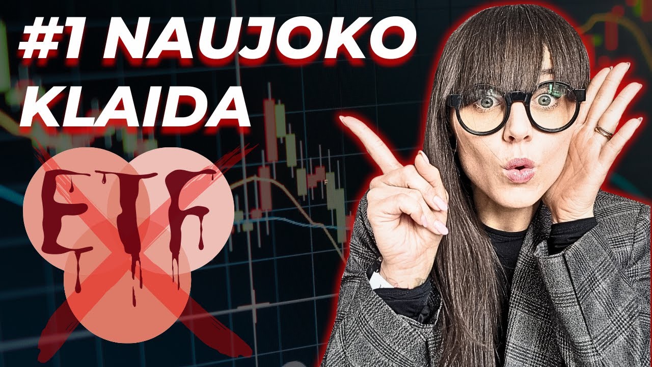 ❌ Nedubliuok! Kaip teisingai diversifikuoti ETF 🤑