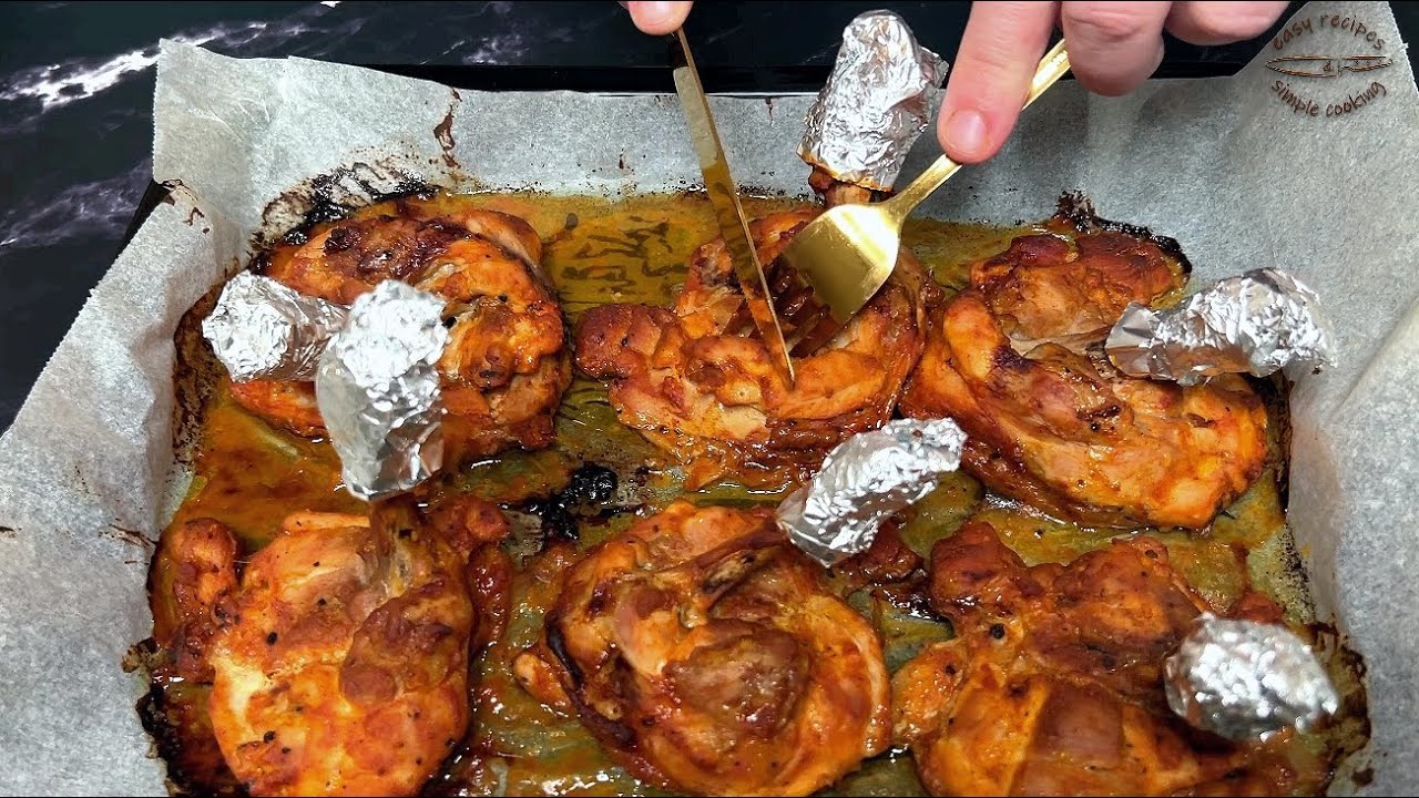 Турецкие куриные бедра от турецкого шеф-повара! Теперь это наш любимый рецепт курицы!