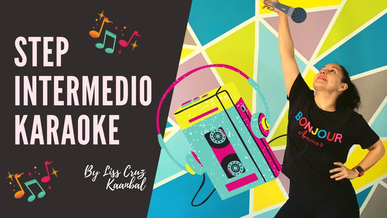 ENTRENA EN CASA CON ESTA CLASE DE STEP INTERMEDIO Y CANTA