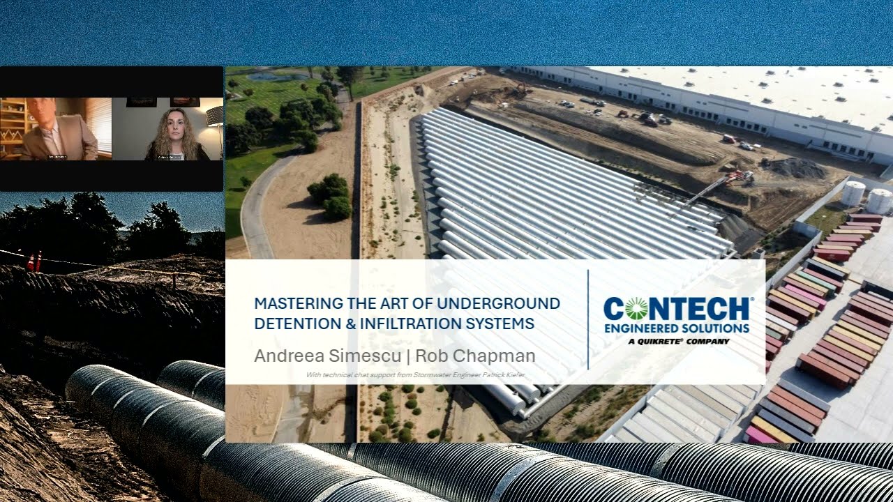 Mastering the Design of Underground Detention & Infiltration Systems