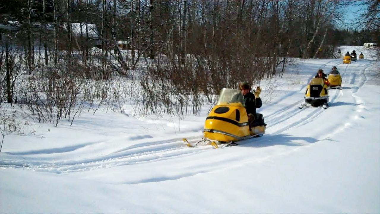 50 Mile Vintage Sled Ride From Hudson, Maine