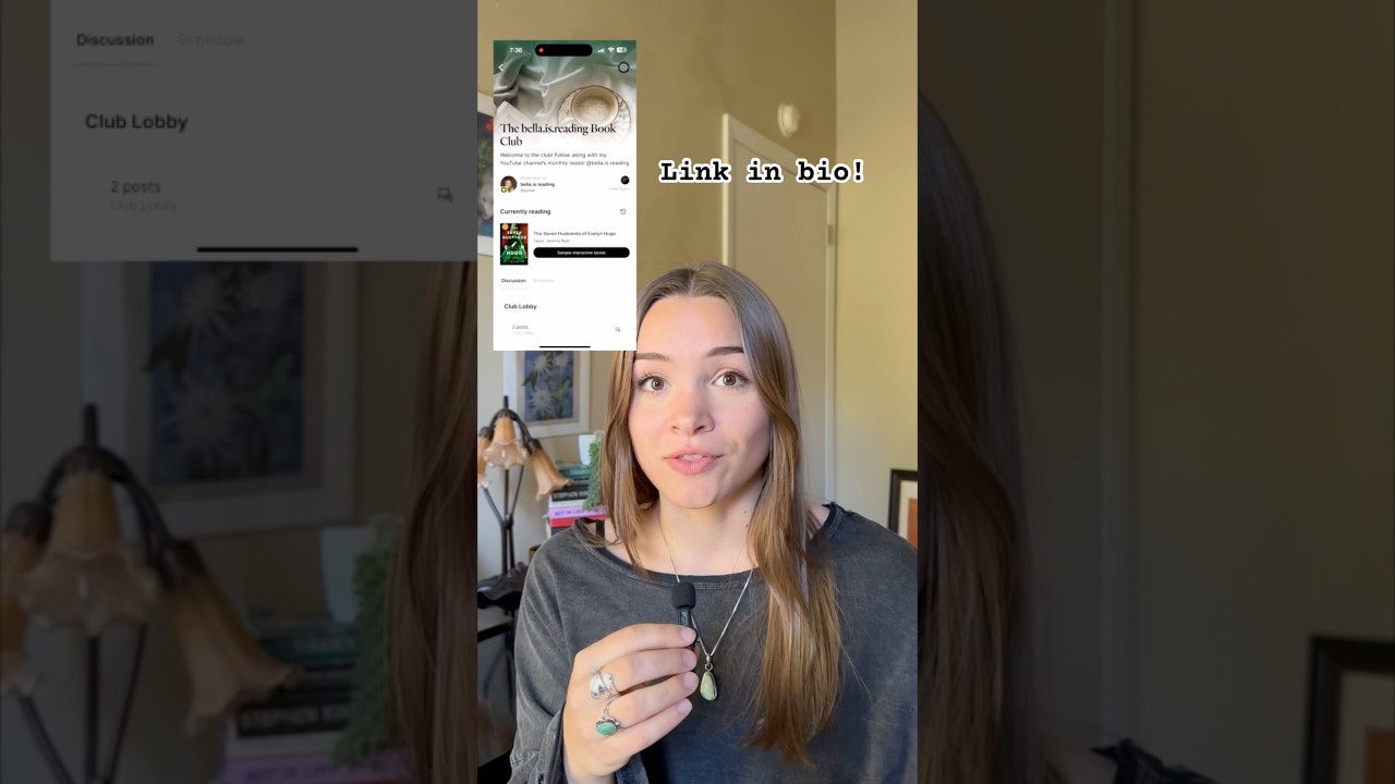 I Started An Online Book Club | Join For Free! Link in bio :) #bookclub #booktube #books #bookish