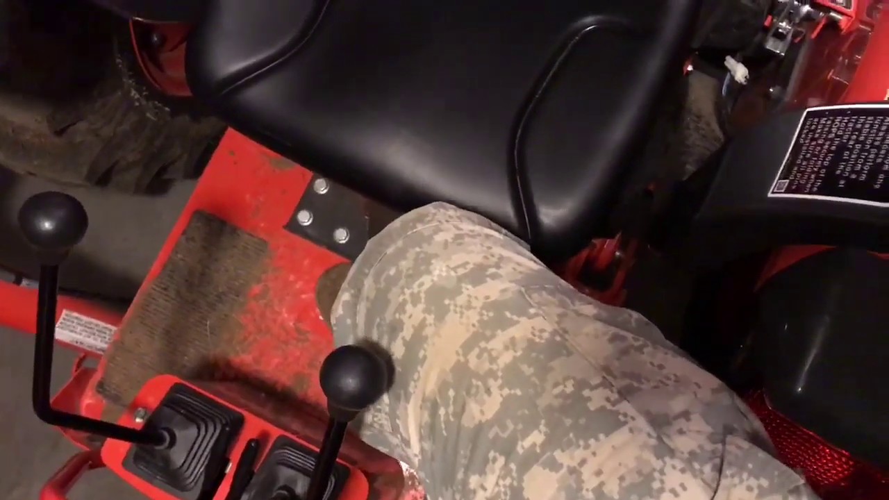 Kubota BH77 seat bracket modification Results. MORE leg room. Part 2 (3)