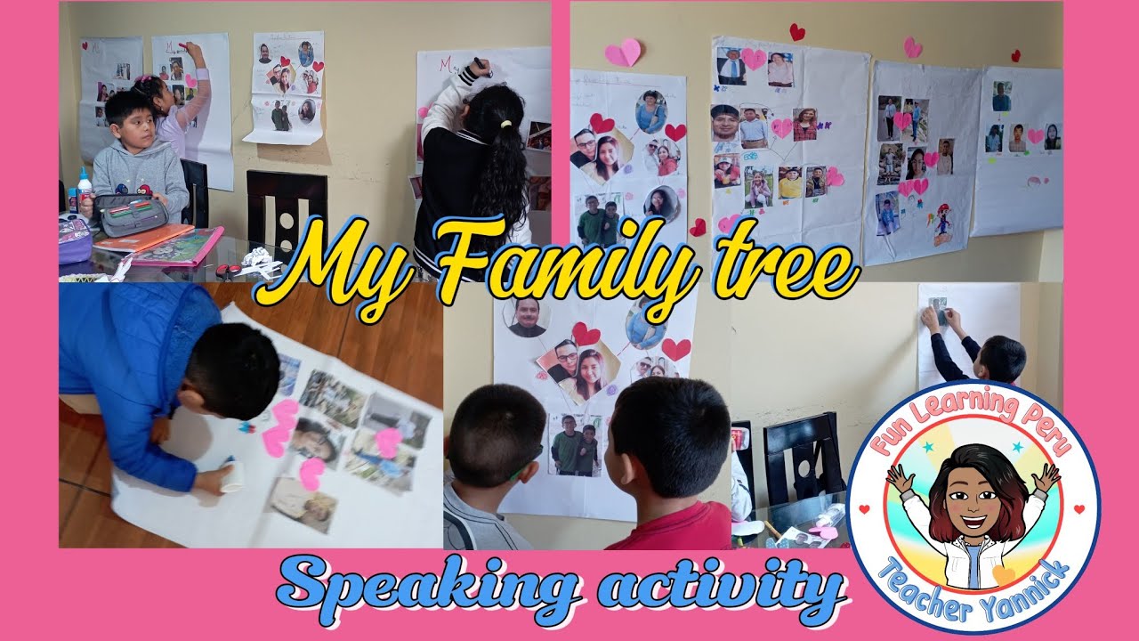 ESL: My Family tree (Speaking activity)