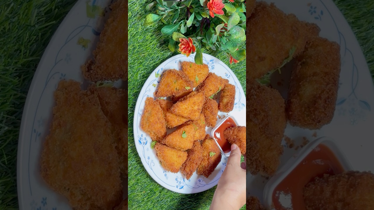 Easy potato Bread Snack for Iftar #shorts #trending #recipe #viralshorts #bread #snacks #potato #fry