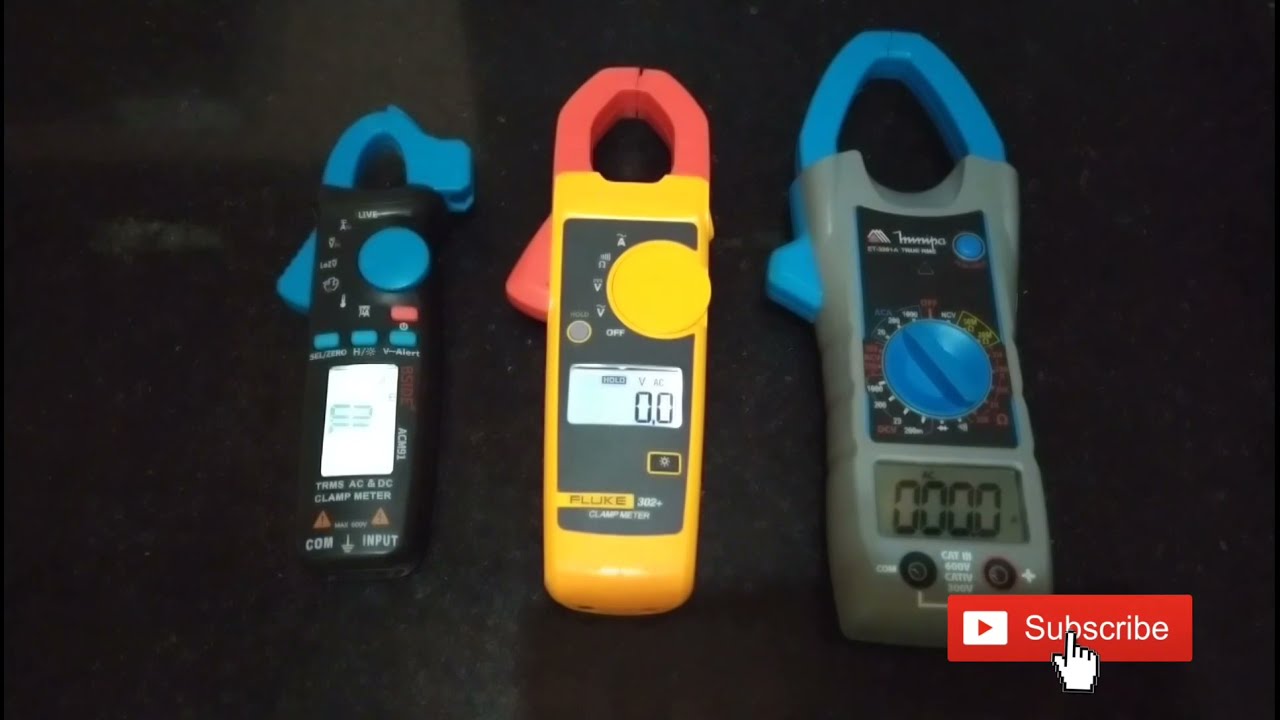 Alicate Amperímetro, minipa , fluke e importado chinês (vídeo corrigido minipa luz botão hold)