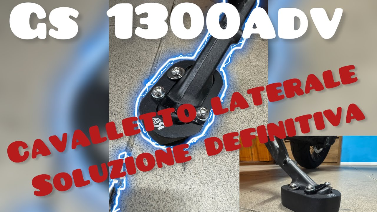 GS 1300 ADV - Cavalletto laterale, la soluzione definitiva.