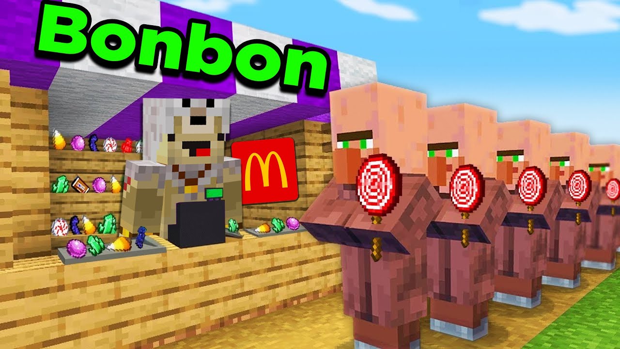 J'ai Ouvert un Magasin de BONBON sur Minecraft !
