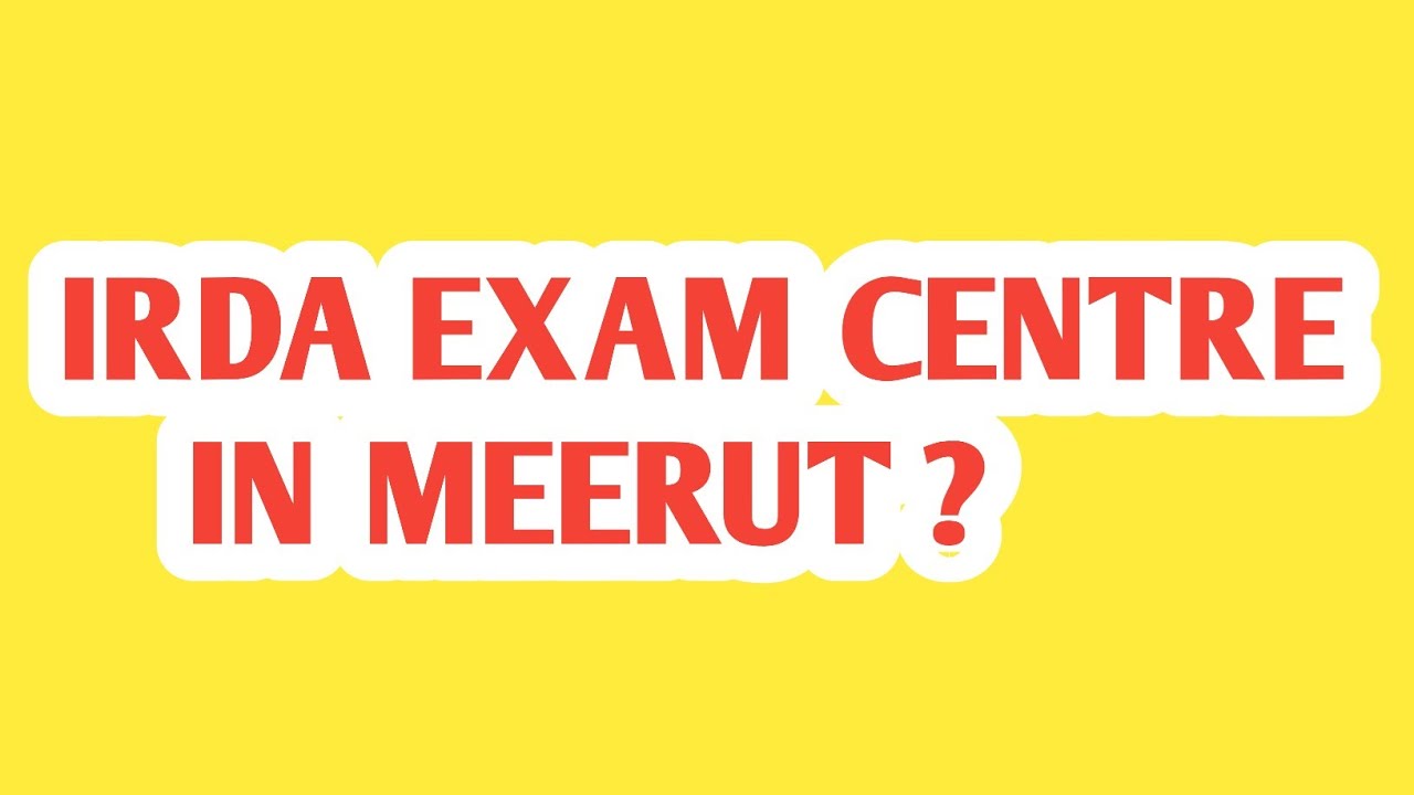 IRDA EXAM CENTRE IN MEERUT, #DEXIT GLOBAL LIMITED MEERUT 