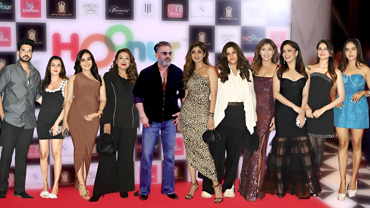 Ekta Kapoor HOONAR Launch Party - Suniel And Shilpa Shetty, Laughter Chefs, The 50 Show Contestants