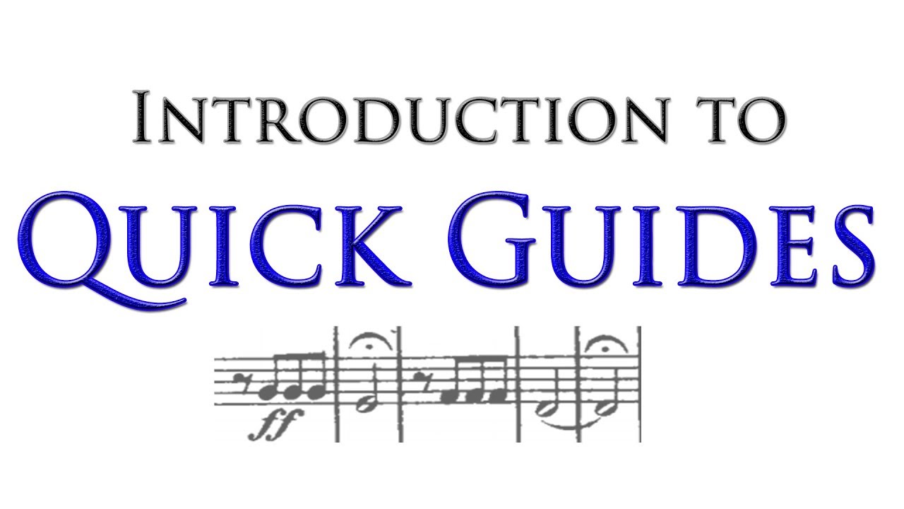 Introduction to Quick Guides