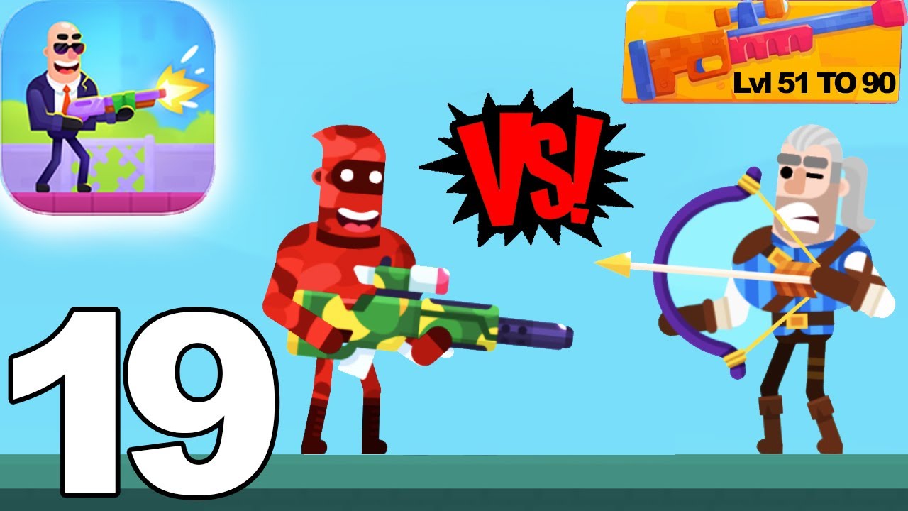 Hitmasters - Deadpool vs Witcher - Level 51 to 90 - Walkthrough Video Part 19 (iOS Android)