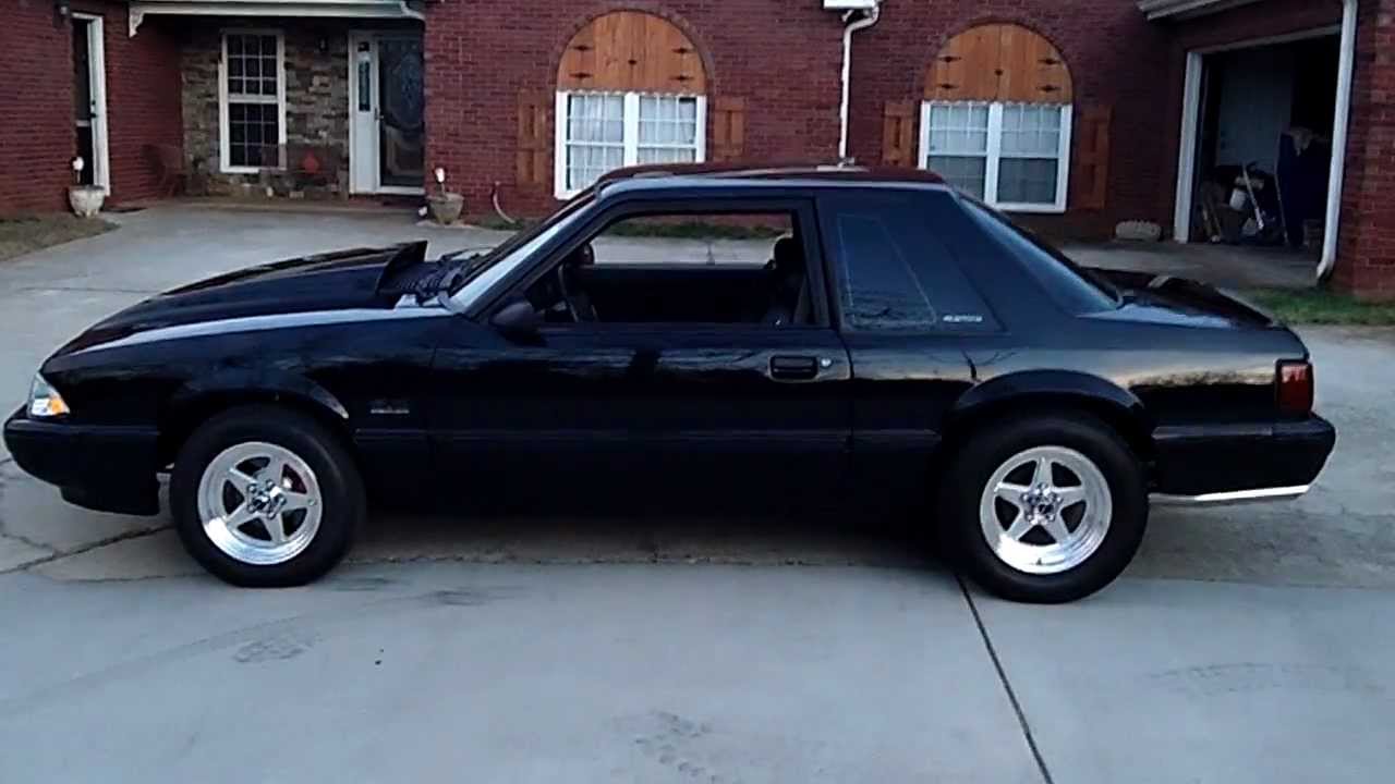 Keith's 331 470-rwhp Mustang LX Foxbody Coupe w/ New TFS Stage 2 Cam & Pulley Swap