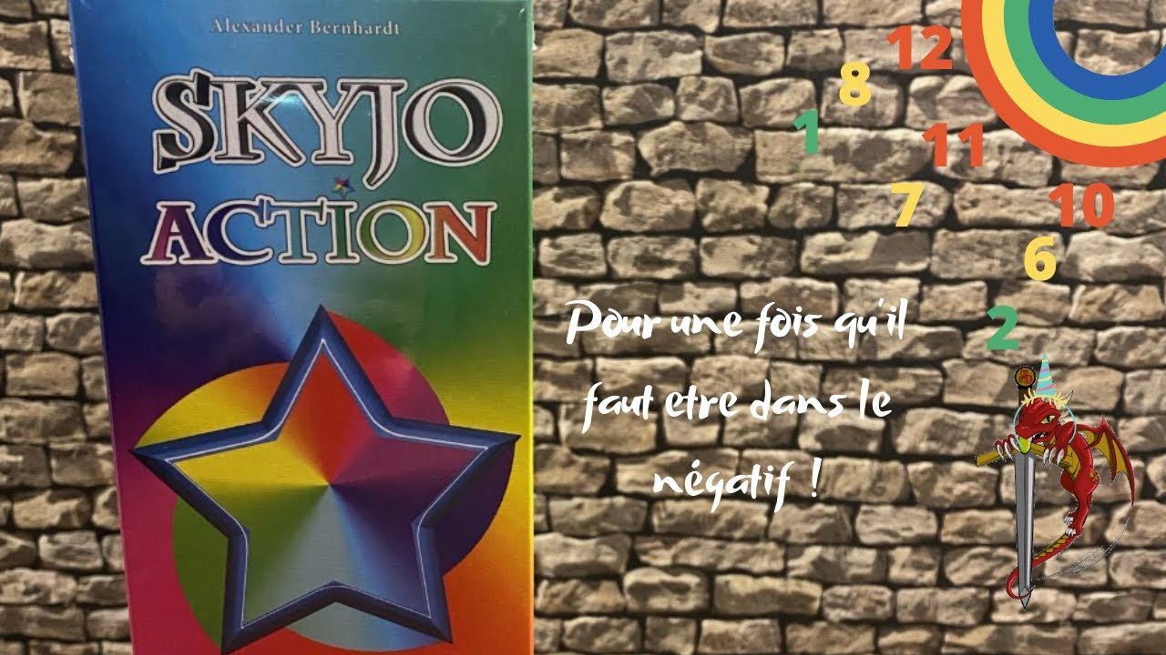 Présentation de jeu : Skyjo Action !