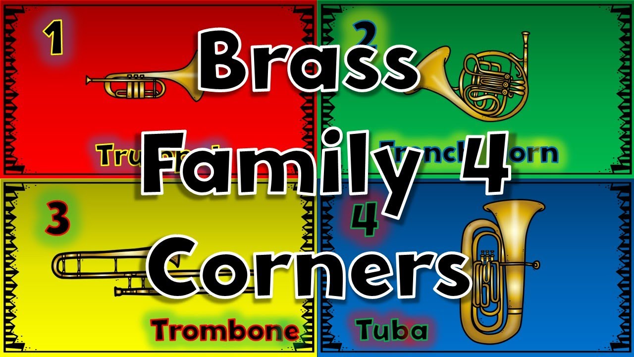 Instrument Family Four Corners | Brass Family 4 Corners