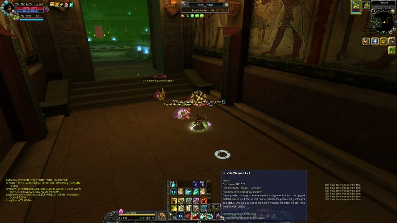 TR SRO WARRIOR ROGUE PVP Daenarys VS ZORKQ88