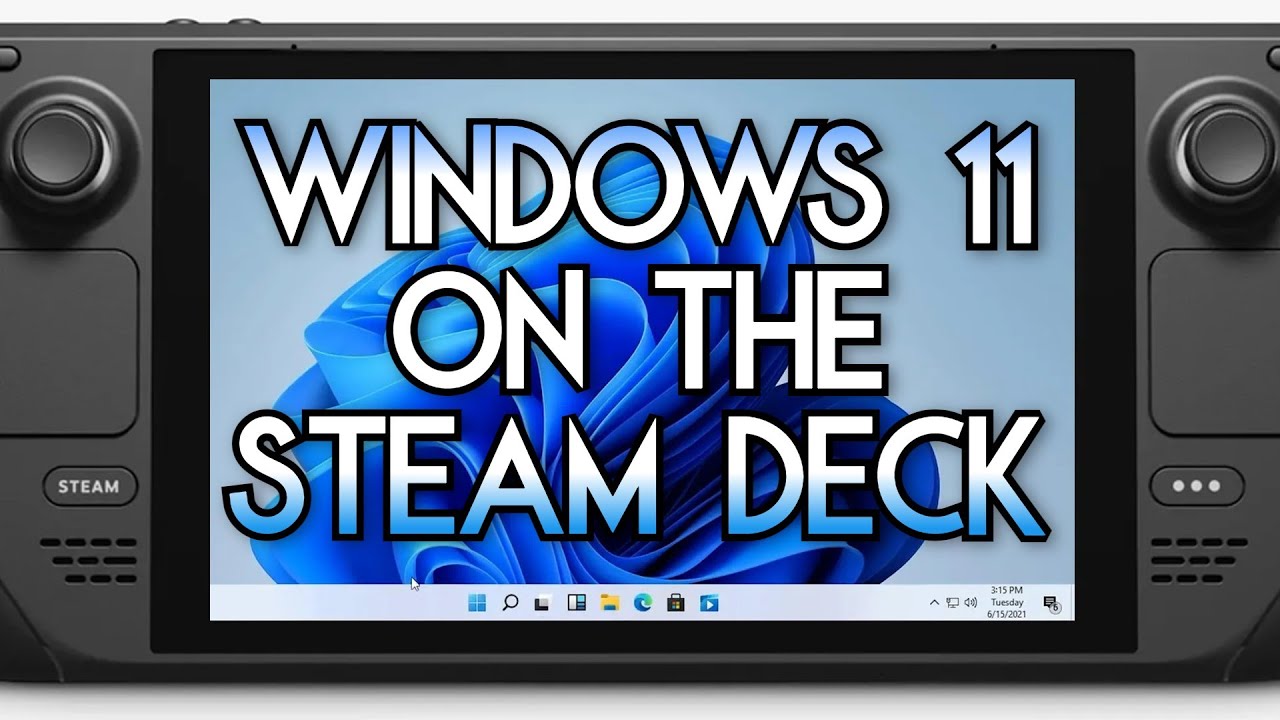 Установка Windows 11 на SSD-накопитель Steam Deck с помощью карты microSD