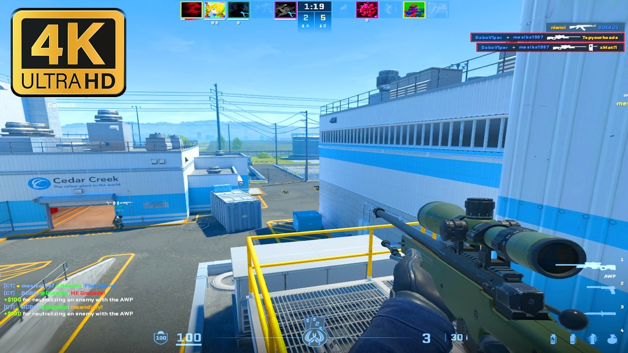 Counter Strike 2 - Nuke - Full GamePlay (No Commentary)