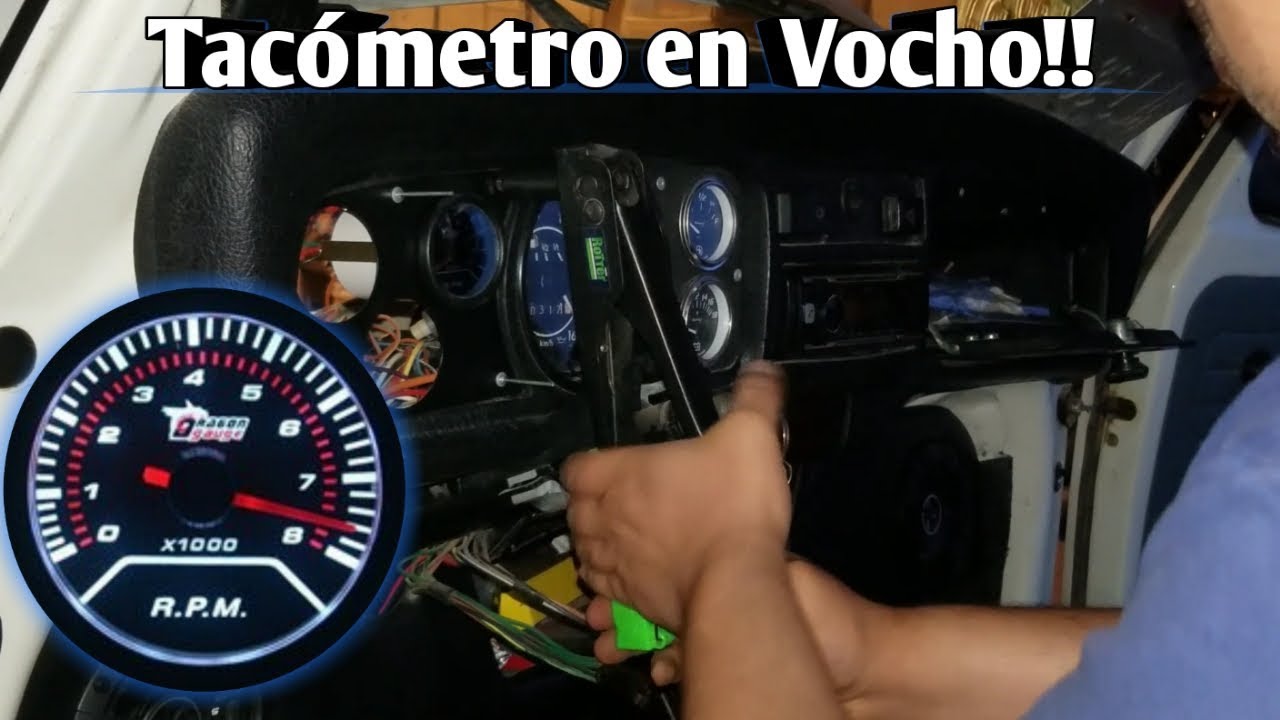Instalación de Tacómetro al Vocho !!! // BajaWam