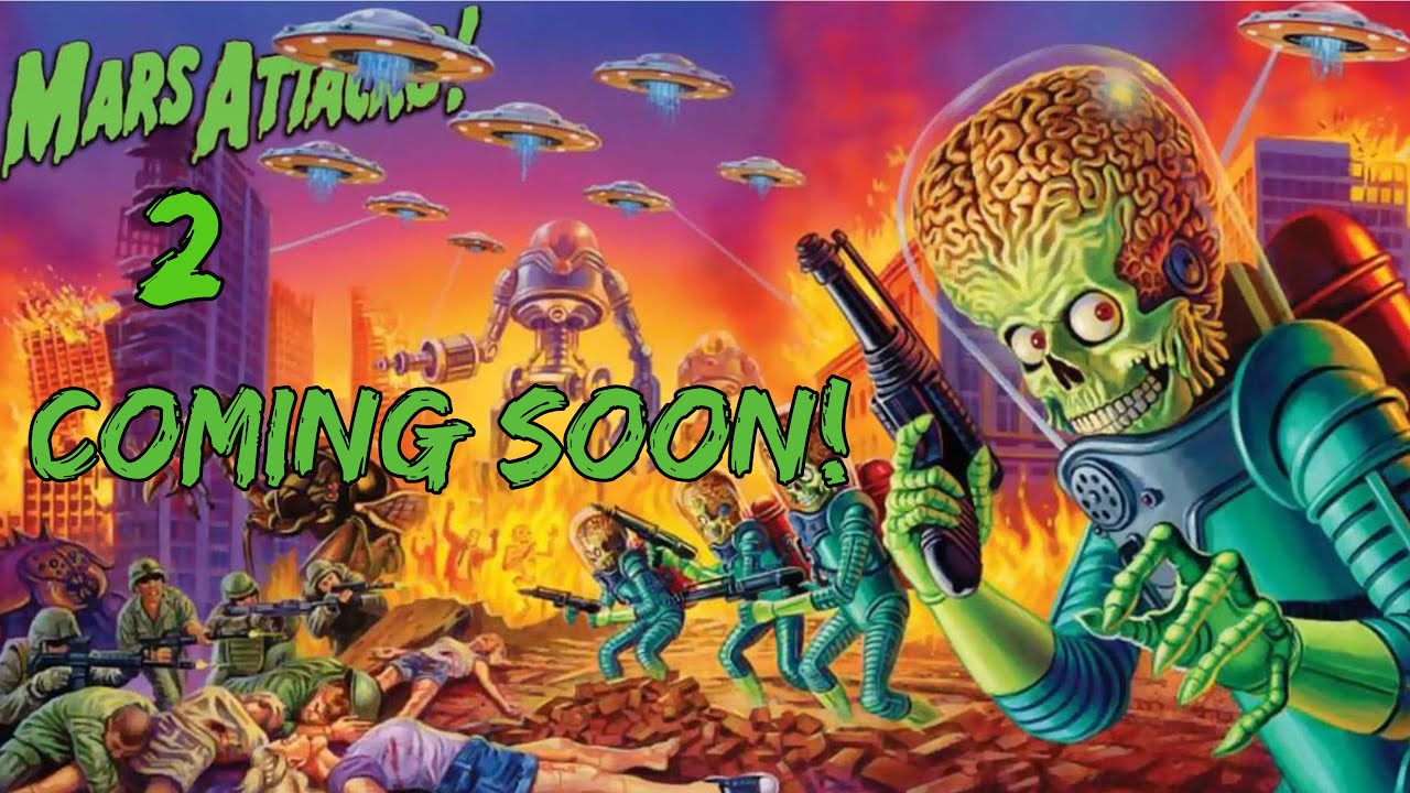 Mars Attacks 2 In The Works! Plus my Mars Attacks Collection! #Marsattacks #timburton