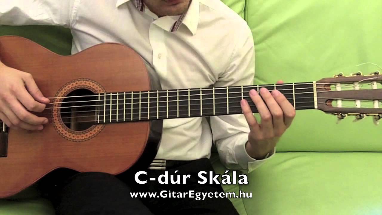 C-dúr Skála - Gitarozom.com