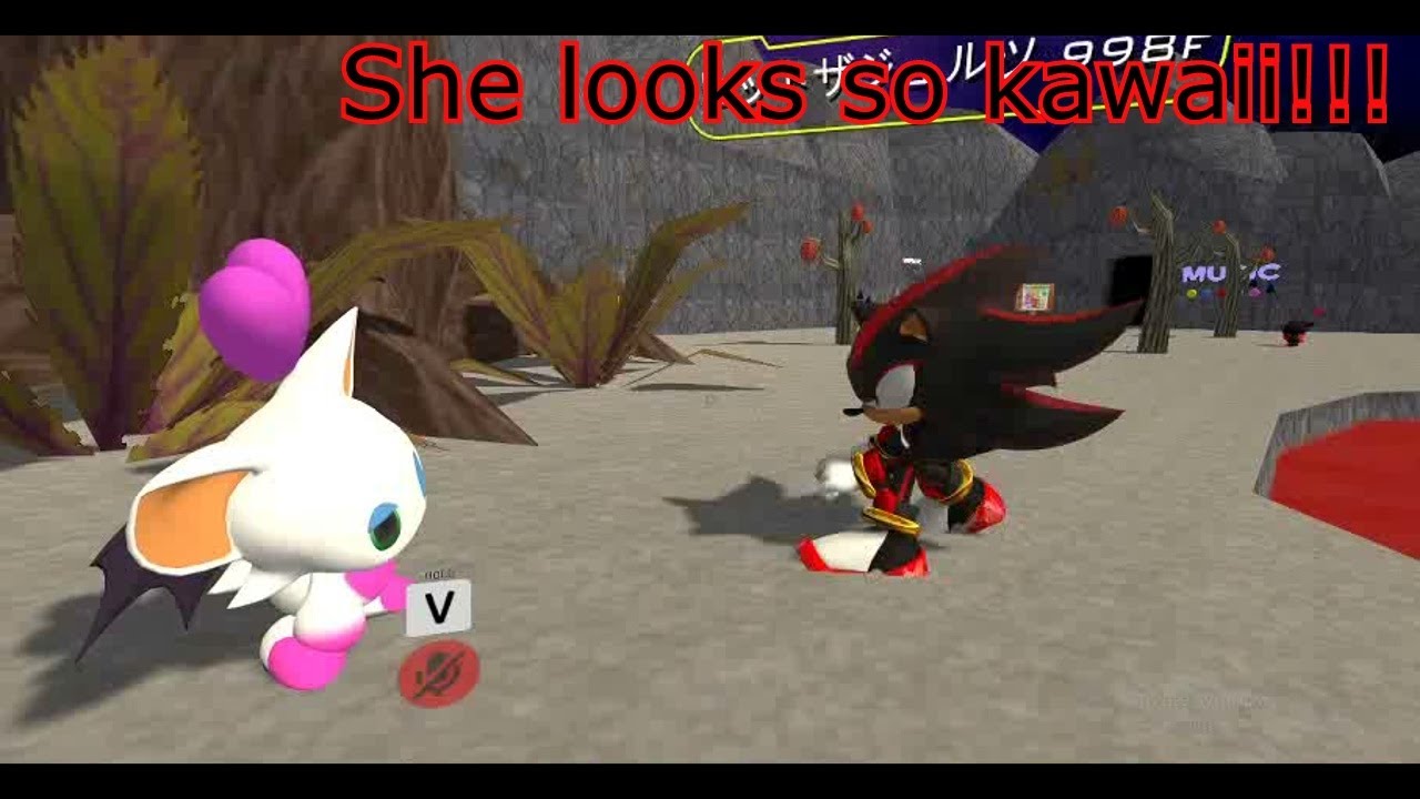 Shadina the Hedgehog Meets Shadow at the Chao Gardens - VRChat
