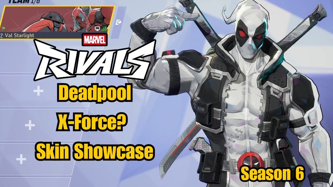 Deadpool | X-Force? Skin Showcase | Marvel Rivals Gameplay Season 6 Early Access
