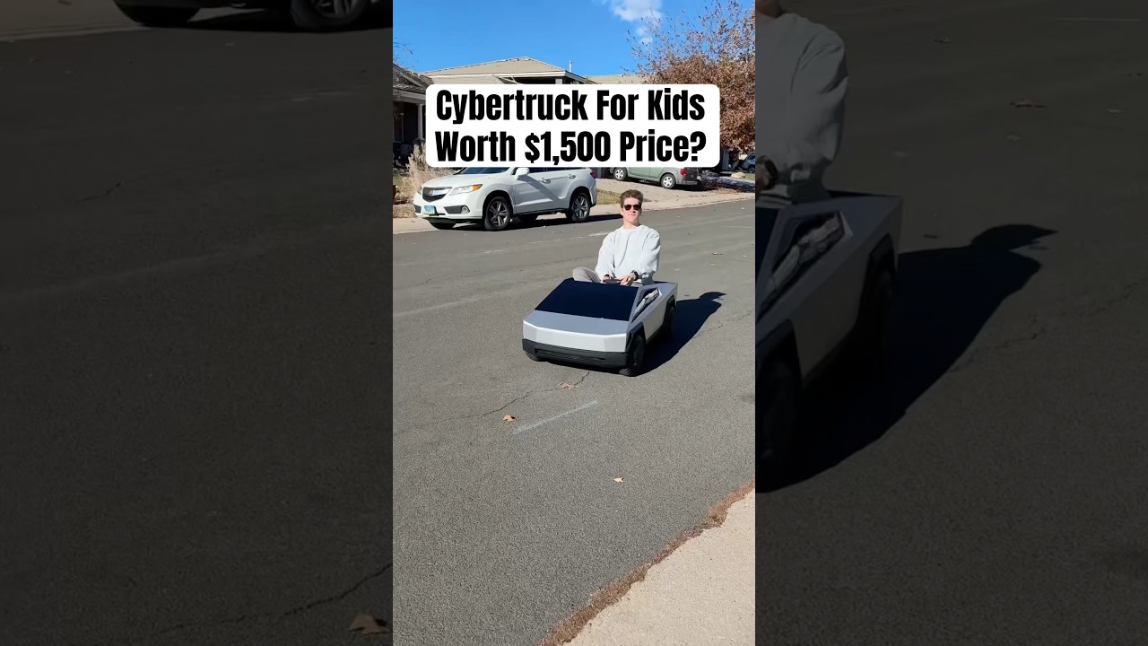 Is the Tesla Cybertruck For Kids Worth $1,500?! 😳💵