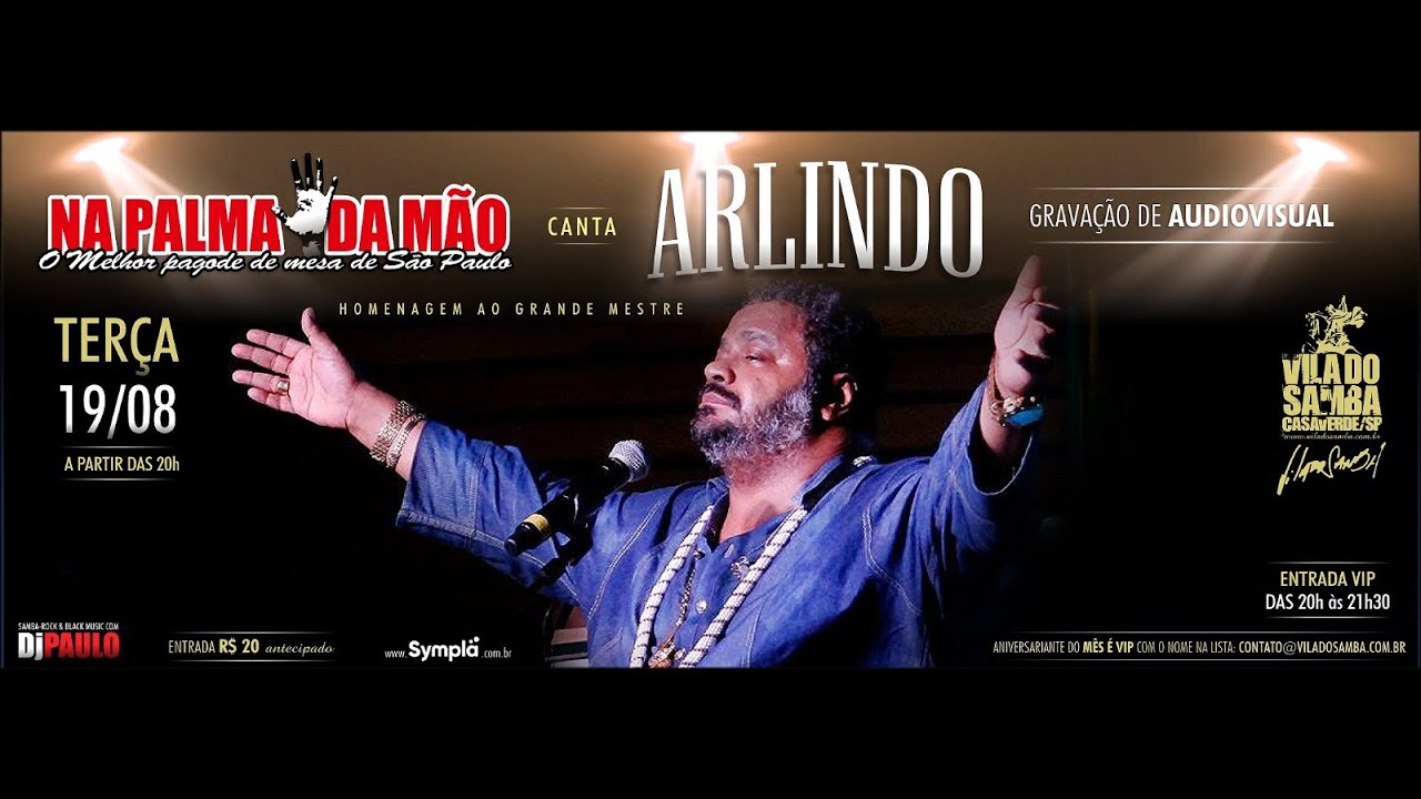 NA PALMA DA MÂO - PAGODE DE MESA - VILA DO SAMBA - HOMENAGEM A ARLINDO CRUZ 19/08/2025