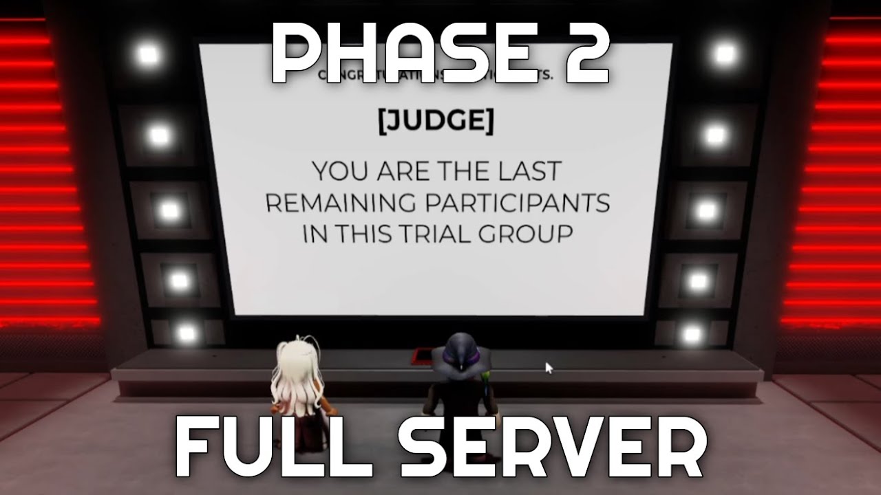 The Trials: Complete Phase 2 FULL SERVER - Roblox