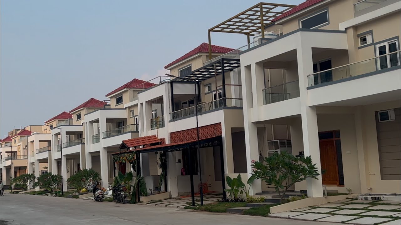 || 180 sq yards || Ready to move in || Duplex villa for sale in gated community, Mokila, Hyderabad