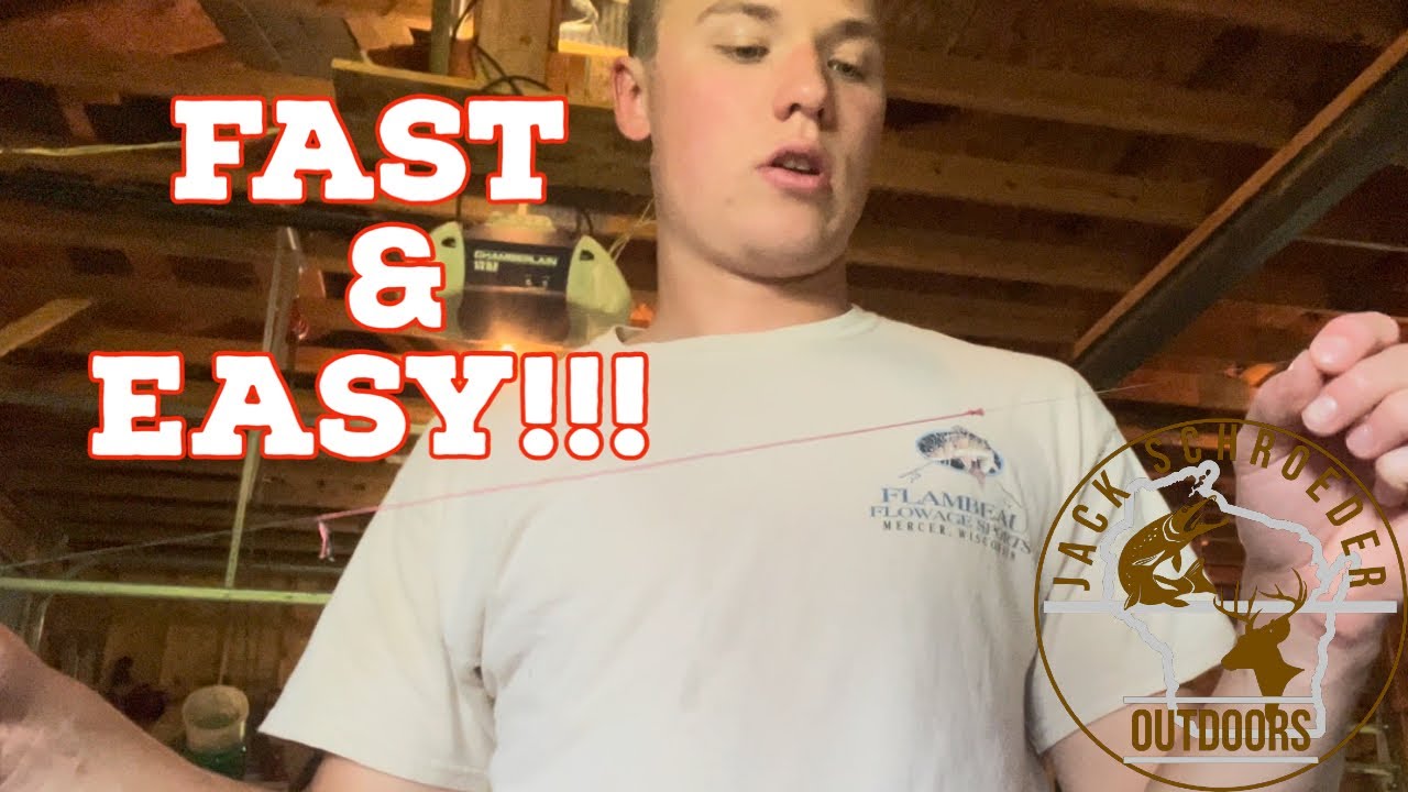 How to Attach Lead Core to Braid and Monofilament!!!