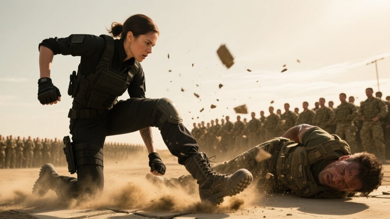 Stay Down!” They Double-Kicked Her to the Ground — Then She Shattered Their Legs Before 300 SEALs