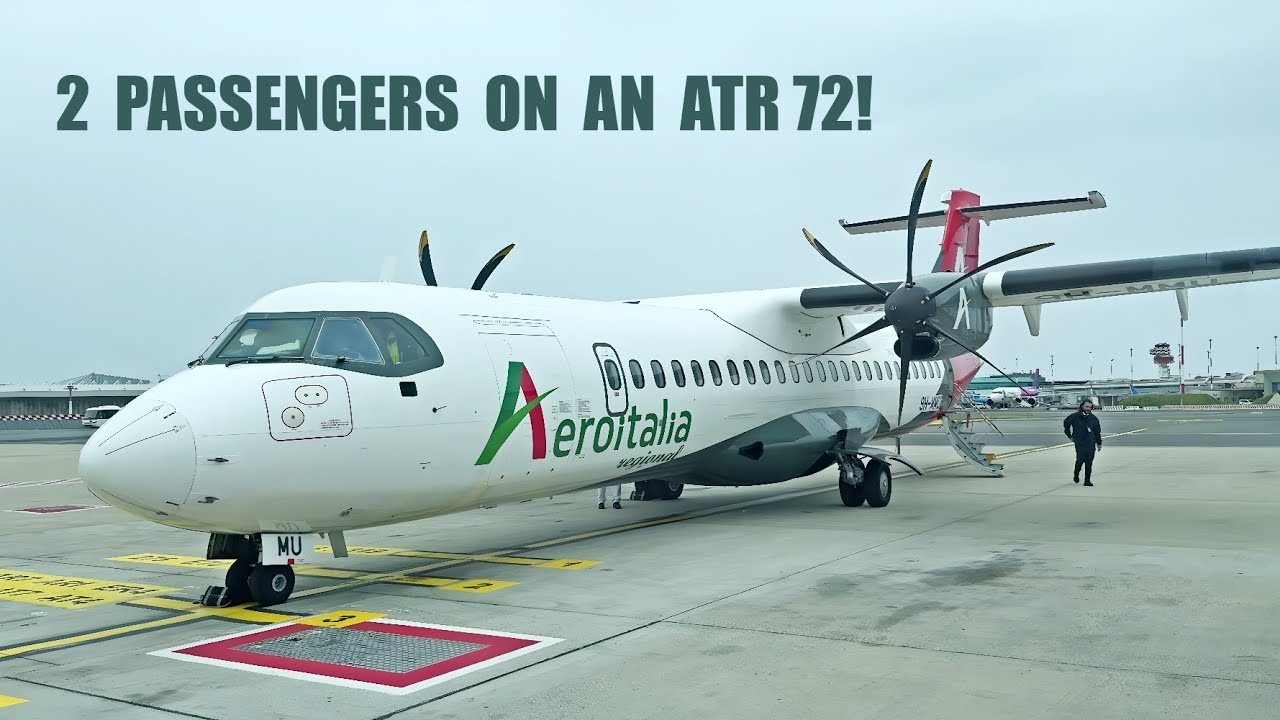 TRIP REPORT | Sky Alps opby. Aeroitalia ATR 72-600 | AOI-FCO | BQ1926