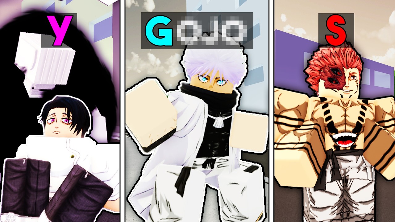 Choose Your MOVESETS From It's First Letter, Then Battle in Jujutsu Shenanigans