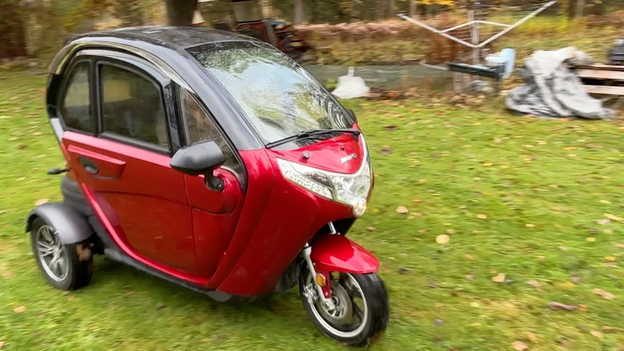 K&ouml;p Elmoped Skand GoMoto 3.3 med 3 vinterd&auml;ck p&aring; Klaravik