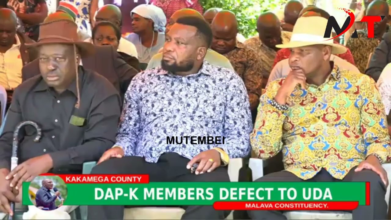 NDAKWA ADDRESSING DAP KENYA SUPPORTERS AFTER DUMPING NATEMBEYA AND JOIN RUTO'S CAMP UDA!!
