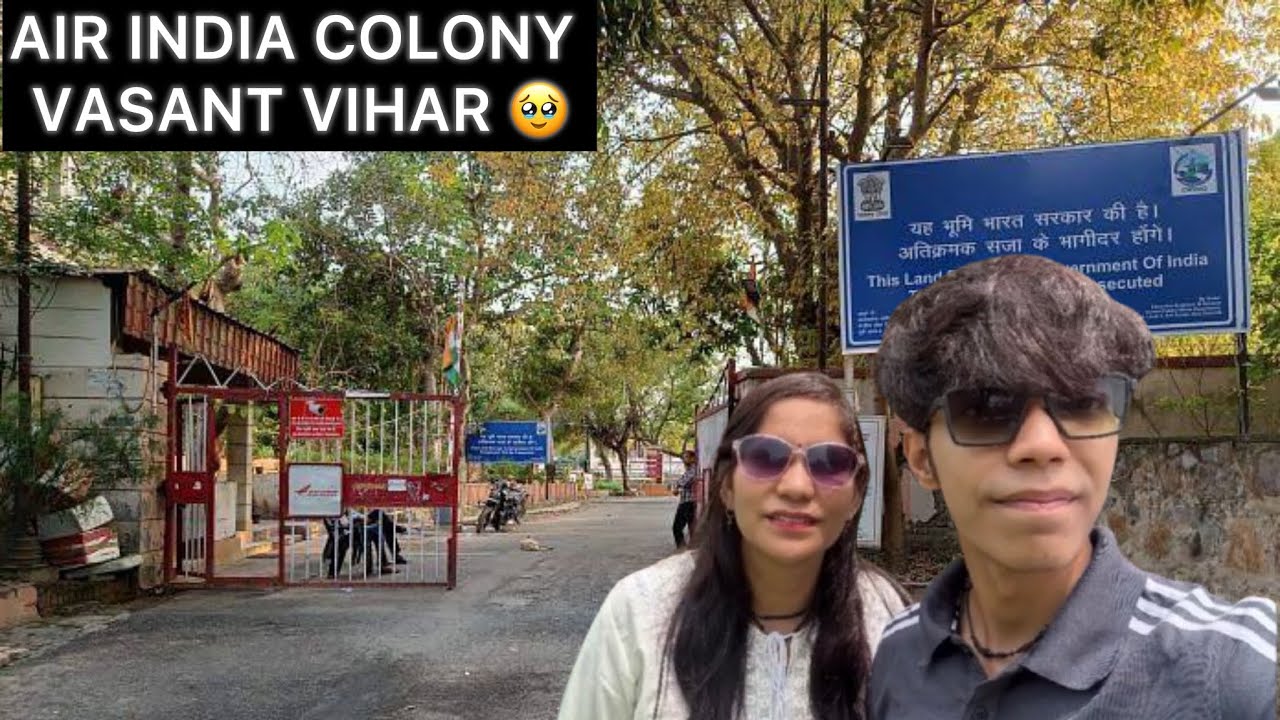 Air India Colony Vasant Vihar Delhi Vlog | Hidden Places in South Delhi | Travel & Lifestyle