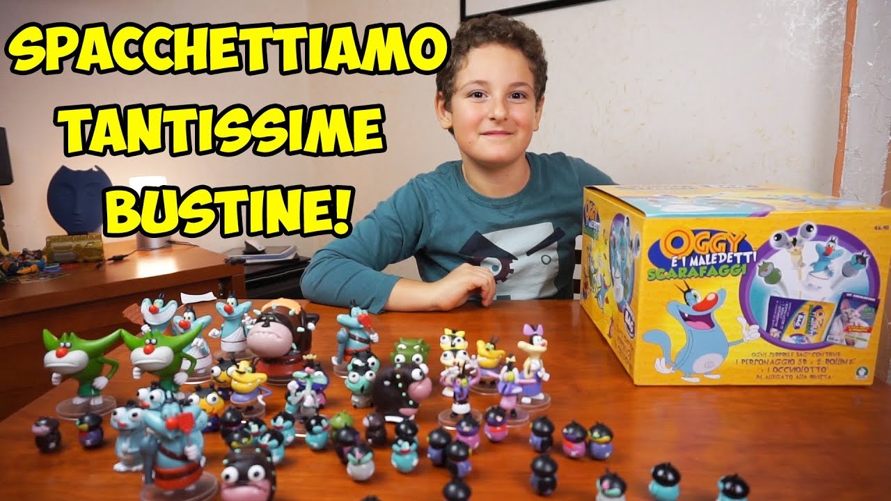 OGGY e i maledetti scarafaggi UNBOXING apertura bustine edicola