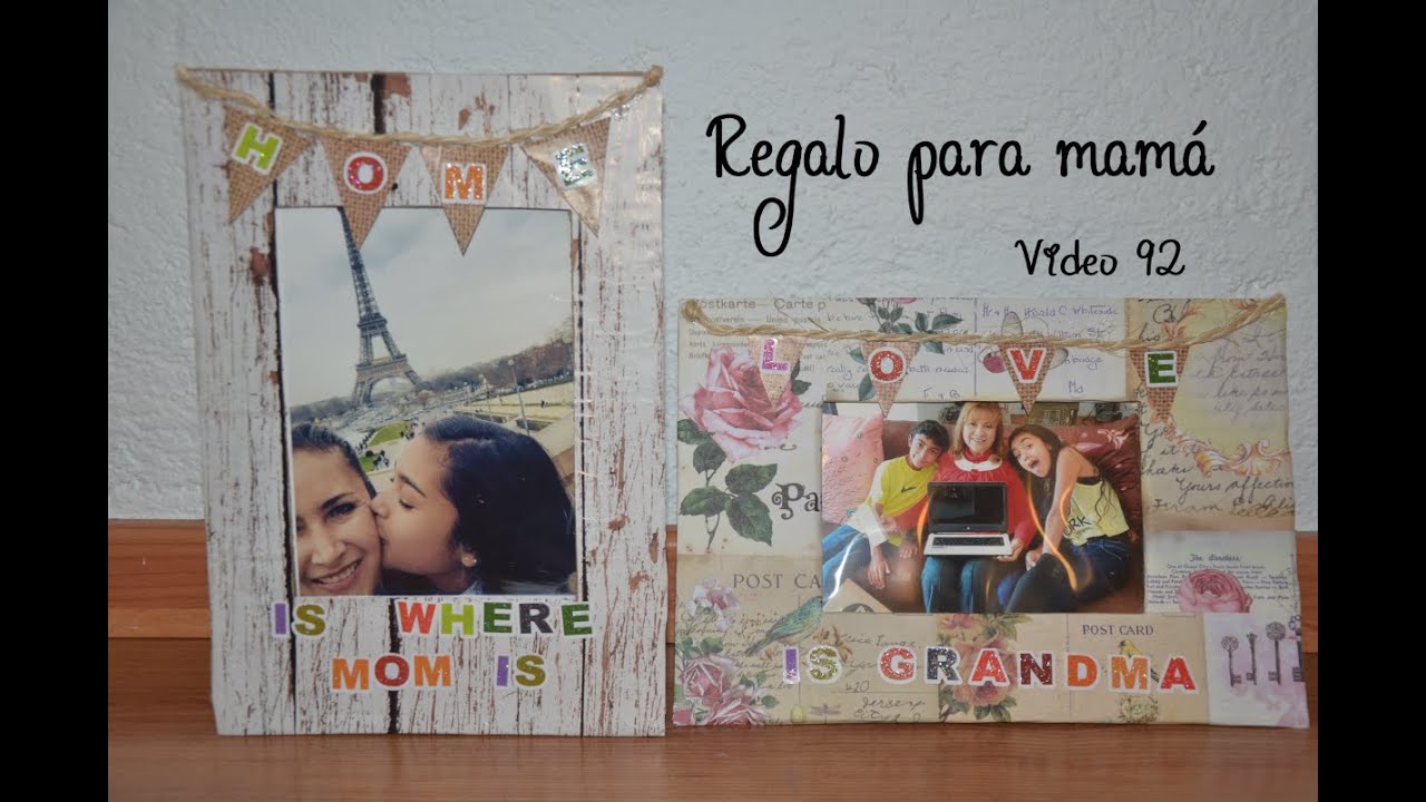 REGALO PARA MAMÁ, Fácil, rápido y barato. V93 Xime Ponch