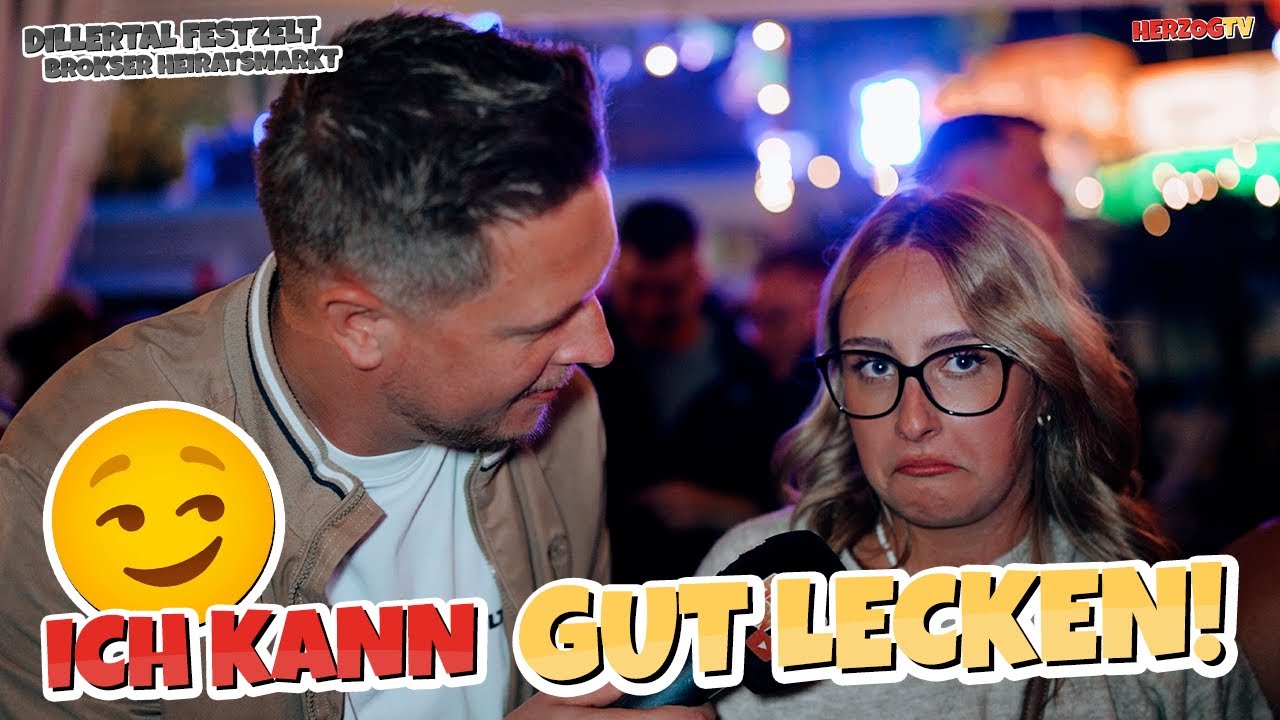 Ich kann gut LECKEN! 😏 Straßenumfrage Brokser Heiratsmarkt