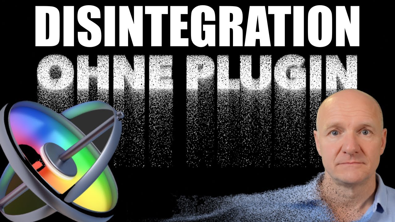 Apple Motion - DISINTEGRATION EFFEKT - OHNE PLUGIN
