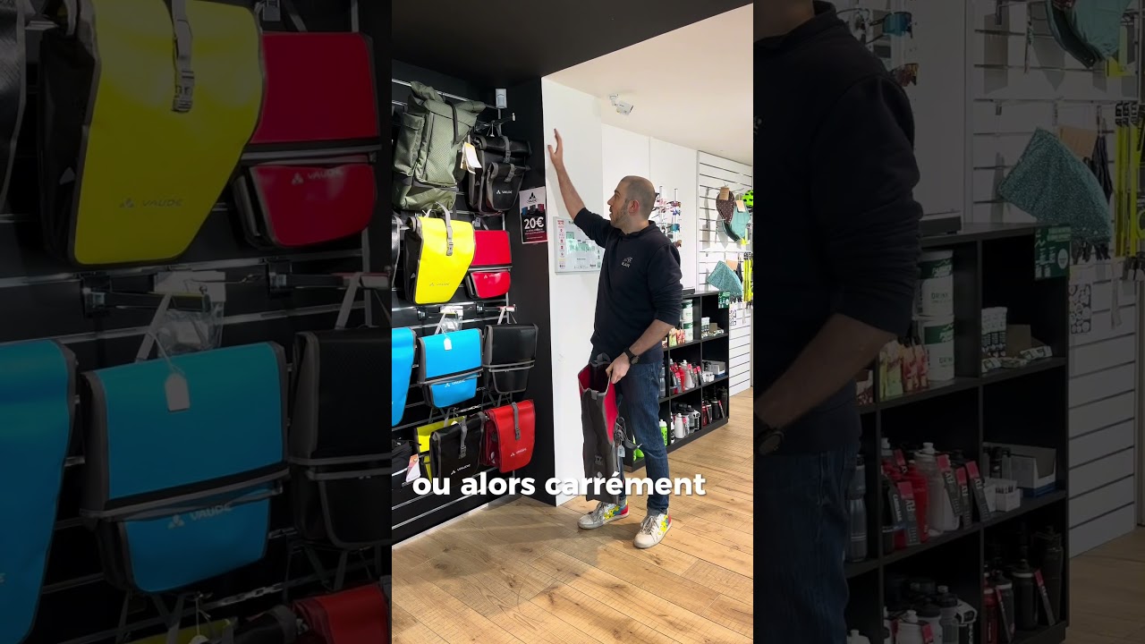 Les sacoches VAUDE pr&eacute;sent&eacute;es par Camille du magasin CYCLES BLAIN d'Ecully #cyclesblain