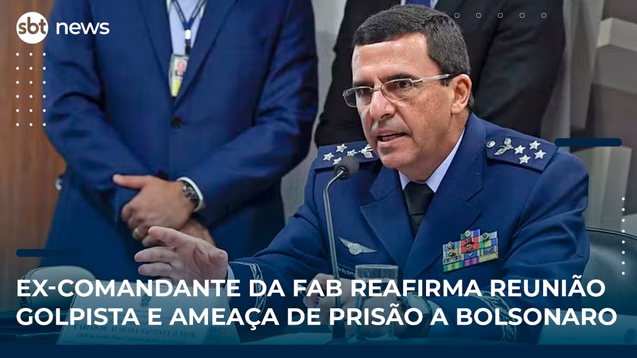 Ex-comandante da FAB reafirma reunião golpista e ameaça de prisão a Bolsonaro | SBT News
