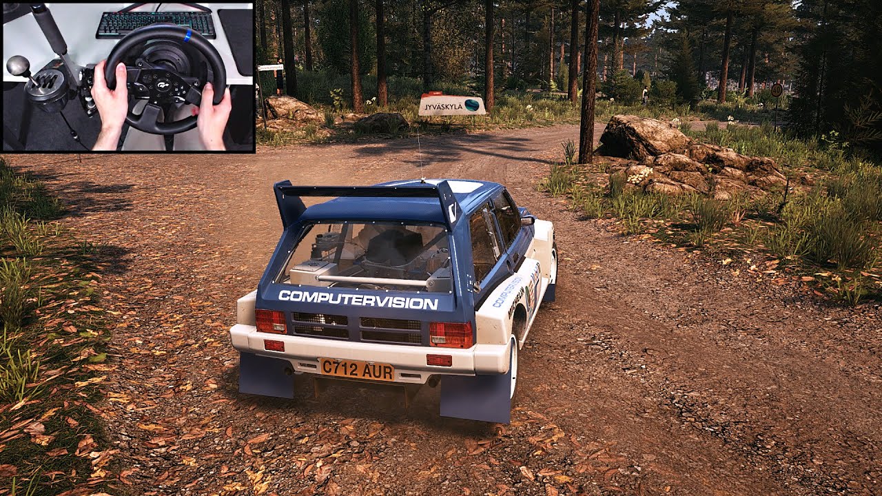 MG Metro 6R4 Group B - EA Sports WRC | Steering Wheel Gameplay