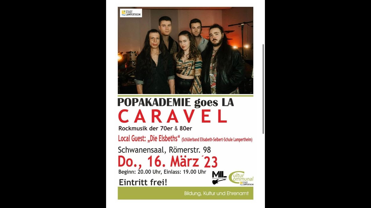 Full concert of Chiara Kilchling and her band 'Caravel'.