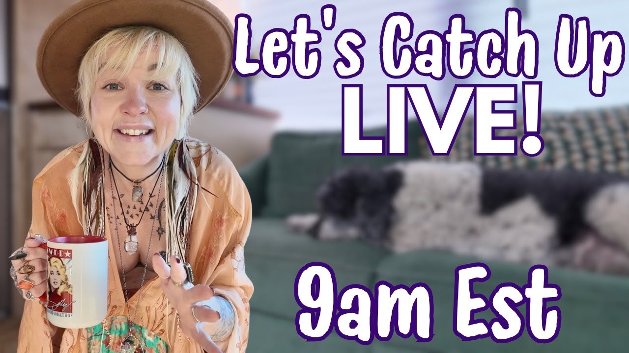 Let's Catch Up LIVE! 9am eastern 10/23